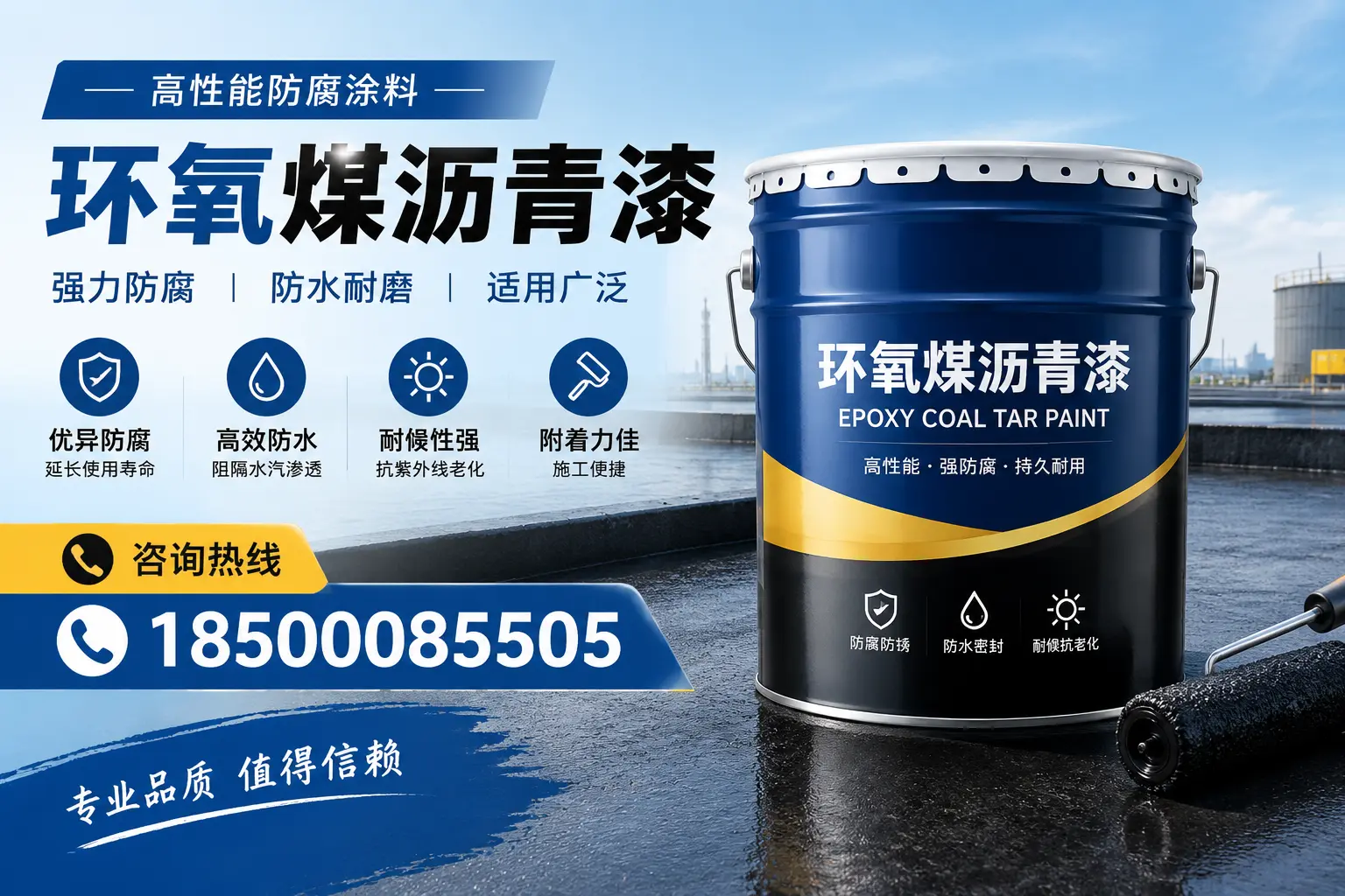 环氧煤沥青漆的主要成分与功能，商丘用户深度了解
